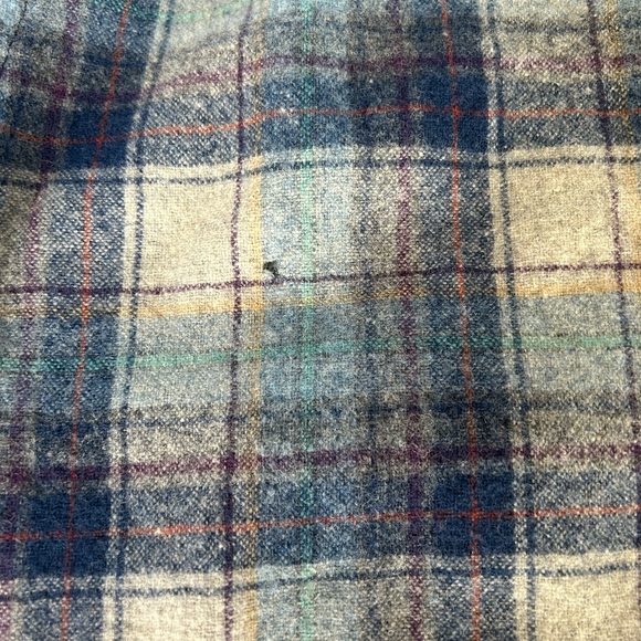 Vintage 100% wool blue Pentleton button up. Fits women’s L. - Picture 10 of 12